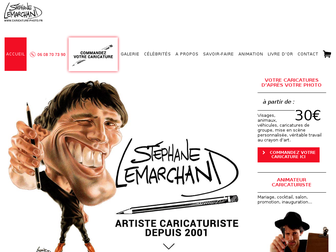 caricature-photo.fr website preview