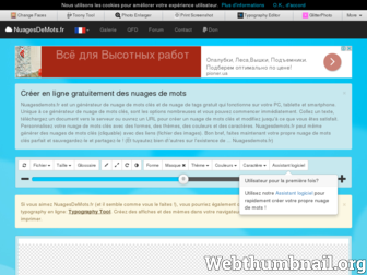 nuagesdemots.fr website preview