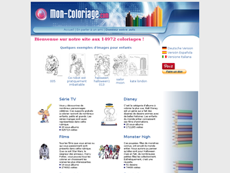 mon-coloriage.com website preview