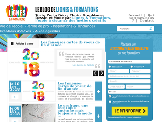 blog.lignes-formations.com website preview