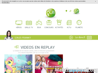 gulli.fr website preview