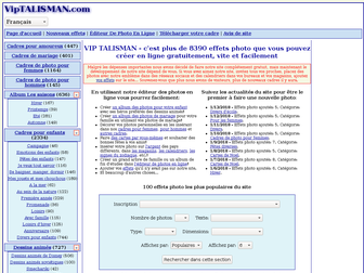 fr.viptalisman.com website preview