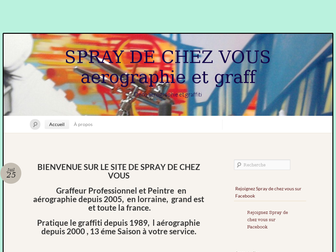 spraydechezvous.wordpress.com website preview