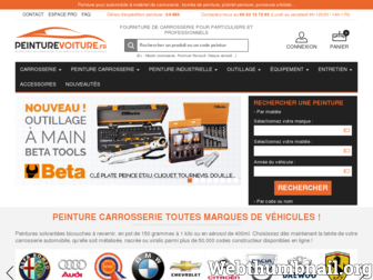 peinturevoiture.fr website preview