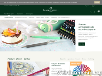 faber-castell.fr website preview