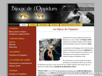 bijoux-oppidum.com website preview