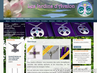 lesjardinsdavalon.fr website preview