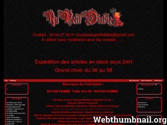 aupetitdiable.com website preview