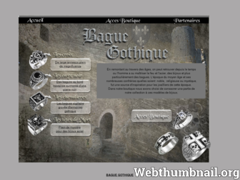 baguegothique.org website preview