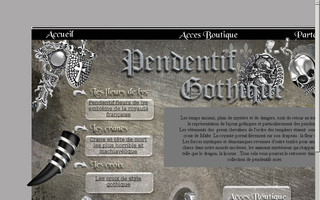 pendentifgothique.org website preview