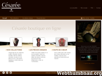 cesareebijoux.com website preview