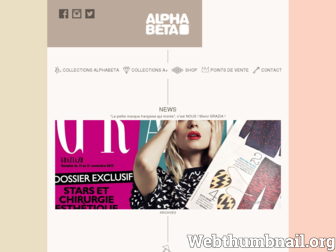 alphabeta.fr website preview