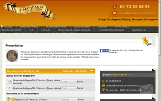 achat-or-argent-clermont-ferrand.fr website preview