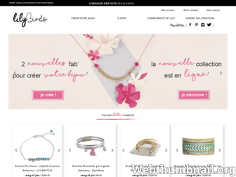 lilybirds.fr website preview