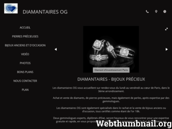 diamants-og.fr website preview
