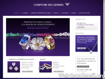 comptoirdesgemmes.com website preview