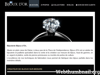 bijouxdordakar.com website preview