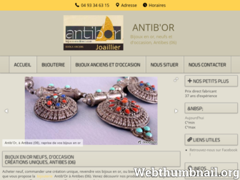 antibor-bijouterie-antibes.fr website preview