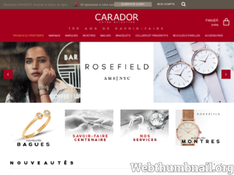 bijouterie-carador.com website preview