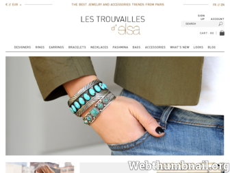 lestrouvaillesdelsa.fr website preview