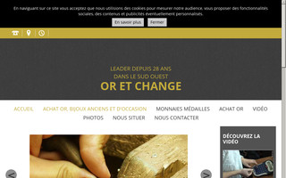 oretchange-tarbes.com website preview