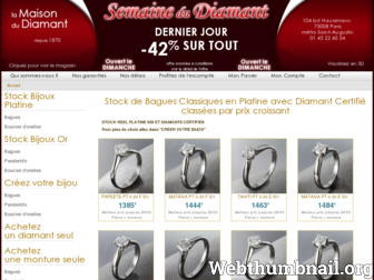 maisondudiamant.fr website preview