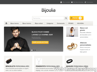 bijoulia.fr website preview
