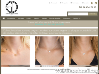 sophiedeschampsbijoux.com website preview