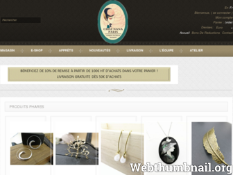 cheznanaparis.com website preview