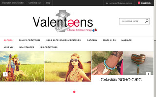 valenteens.com website preview