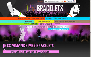 123-bracelets.com website preview