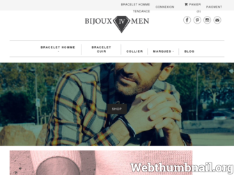 bijoux4men.com website preview