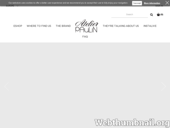 atelierpaulin.com website preview