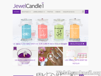 jewelcandle.fr website preview