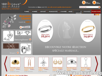 1001-bijoux.fr website preview