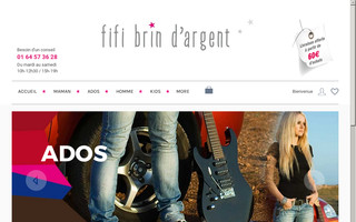 fifibrindargent.com website preview