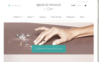 agnesdeverneuil.com website preview
