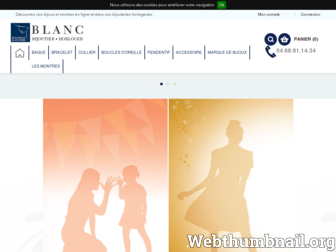 bijouterieblanc.com website preview