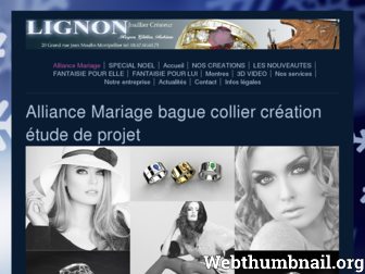 bijouterielignon.fr website preview