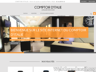 comptoir-italie.com website preview