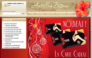 antillesbijoux.com website preview