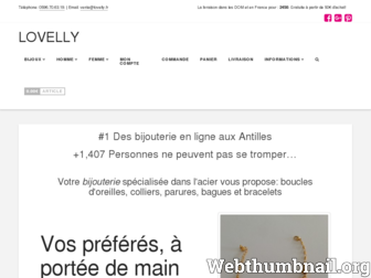 lovelly.fr website preview