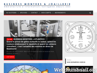 businessmontres.com website preview