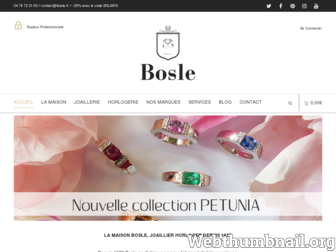bosle.fr website preview