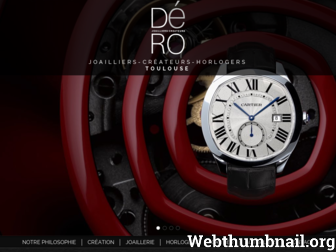 dero-joaillier.fr website preview