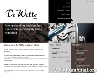 pdewitte.be website preview