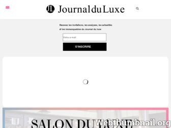 journalduluxe.fr website preview