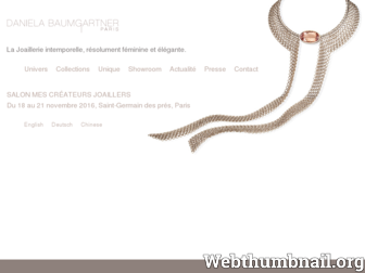 daniela-baumgartner.com website preview