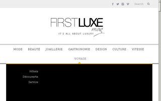 firstluxemag.com website preview