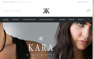 karabijouxetstyle.com website preview